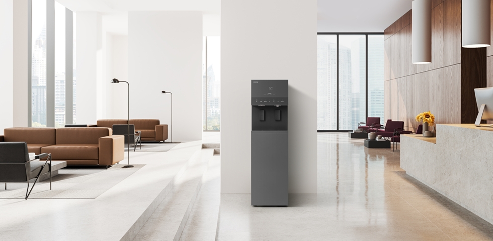 코웨이, 국내 최대 얼음 용량 '아이스 스탠드 자이언트' 정수기 출시