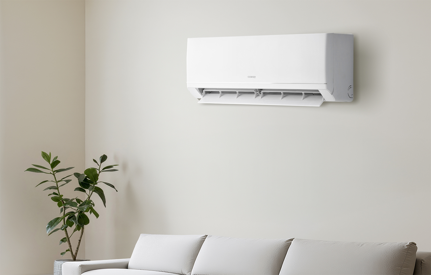 코웨이 벽걸이 에어컨 10평형 인테리어 예시